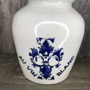 Digoin Sarreguemines France Small Mustard Pot